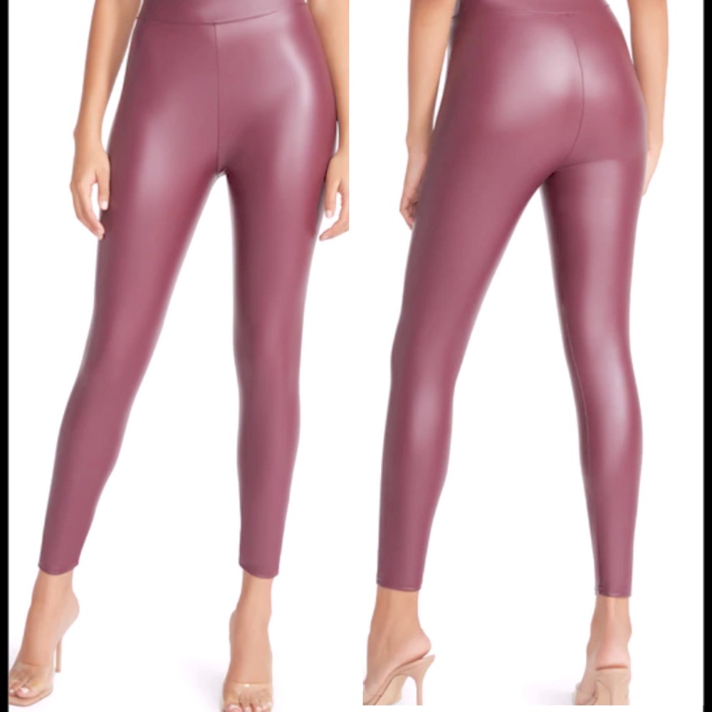 Steve Madden Top & Leggings Faux Leather set